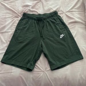 Green Nike Men Shorts